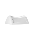 Coperchio basculante 821 - per cestino da bagno e camera art. 820 - Bianco