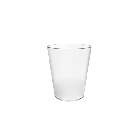 Bicchiere Conico Poliestere - Trasparente 340 ml - confezione 8 pezzi