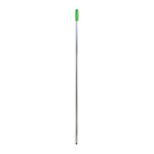 Manico in alluminio con foro - 140 cm Verde