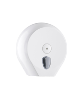 Mini Jumbo Plus - Dispenser Bianco per rotolo carta igienica - Diametro max rotolo 230 mm