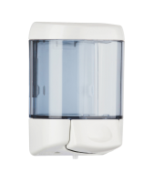 Dispenser Trasparente di sapone liquido a riempimento - Art. 775 Capacit? 550 ml - a Pulsante